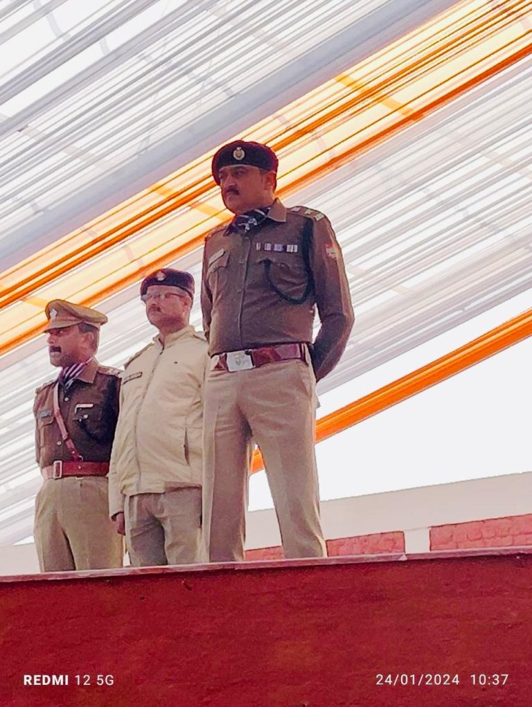गणतंत्र दिवस परेड की फुल ड्रेस रेहर्सल का एसएसपी देहरादून