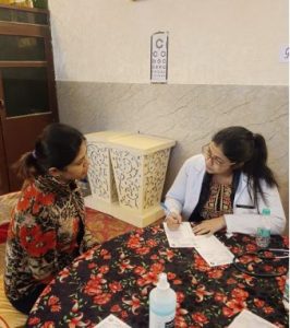 श्री महंत इंदिरेश अस्पताल के स्वास्थ्य परीक्षण शिविर का 125 रोगियों ने उठाया लाभ