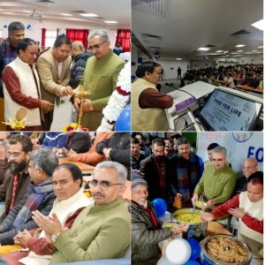 इस्कॉन की दून अस्पताल में एक रसोई और मुफ़्त भोजन