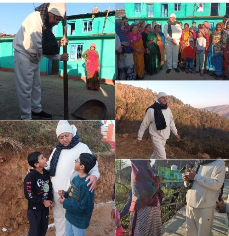 गाँव चलो अभियान’ में चम्पावत के दो दिवसीय दौरे पर
