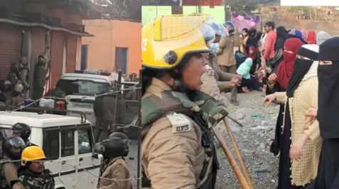 Stones were also in the hands of children and women and wreaked havoc from the rooftops; The scene of Haldwani violence