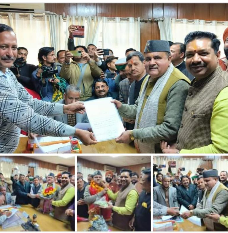 भारतीय जनता पार्टी के प्रदेश अध्यक्ष महेंद्र भट्ट उत्तराखंड विधानसभा