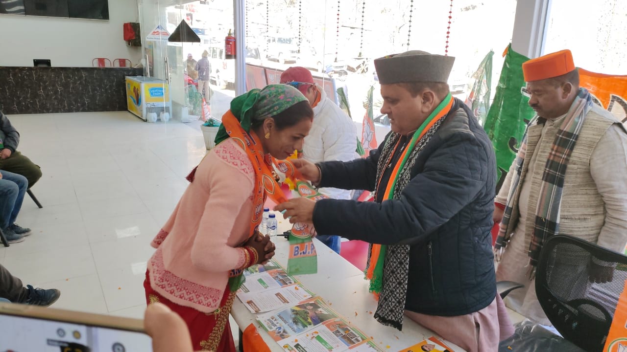 भारतीय जनता पार्टी "गांव चलो" अभियान के तहत आज प्रदेश