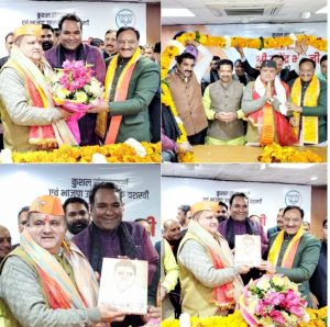 महानगर अध्यक्ष ने महेंद्र भट्ट को दी राज्यसभा सांसद निर्वाचित