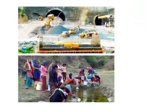 …तो ऋषिकेश-कर्णप्रयाग रेल परियोजना की वजह से सूख रहे पहाड़ी जल स्रोत