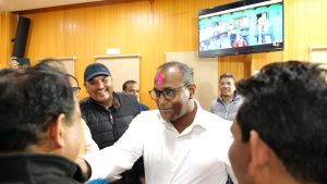 पत्रकार होली मिलन समारोह का आयोजन, मुख्य निर्वाचन अधिकारी ने