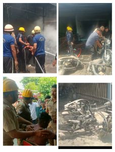 उत्तराखंड पुलिस फिर बनी देवदूत :सेलाकुई रेस्टोरेंट में लगी भीषण