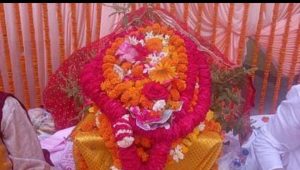 गाड़ू घड़ा कलश श्रीनगर, रुद्रप्रयाग होते हुए कर्णप्रयाग पहुंचने पर,