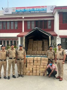 देहरादून पुलिस के नेहरू कॉलोनी थाने ने पकड़ी 150 पेटी