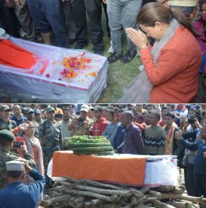 शहीद कमल भाकुनी के पैतृक आवास पहुंचकर दी श्रद्धांजलि,: कैबिनेट