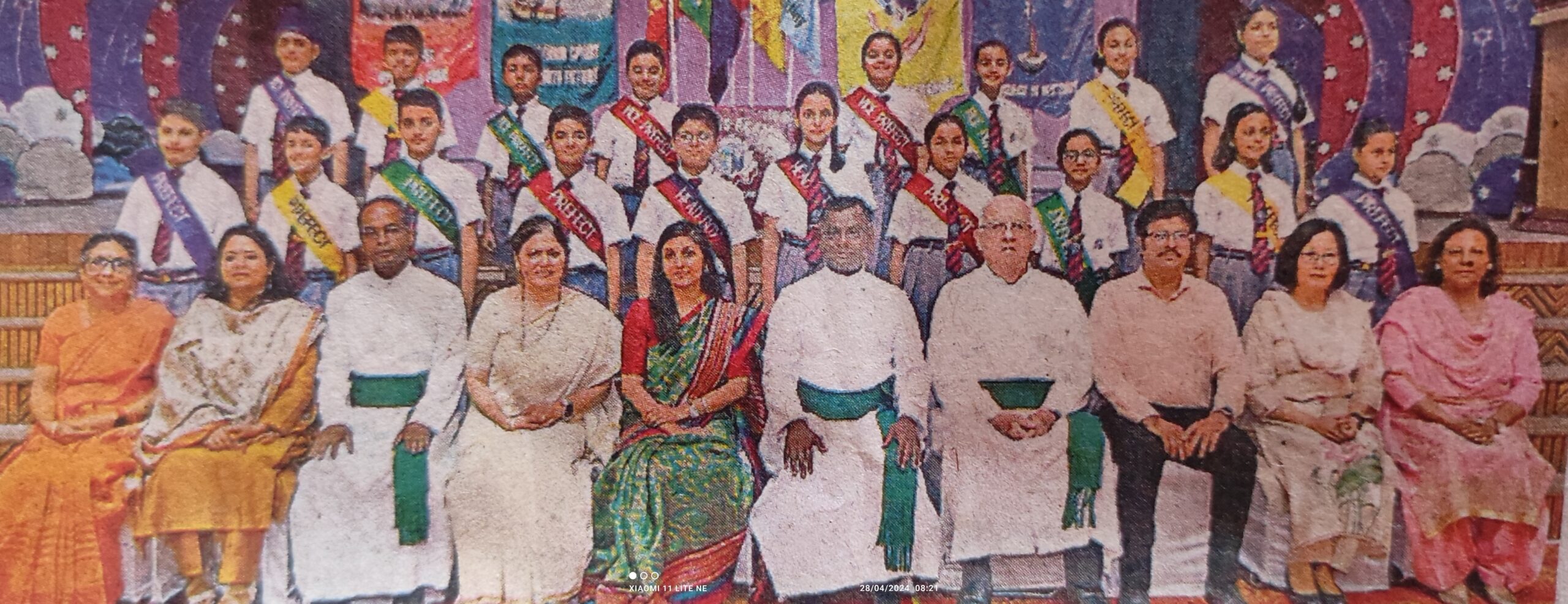 सेंट जोजफ्स एकेडमी ने मिडिल स्कूल अलंकरण समारोह में नवनिर्वाचित