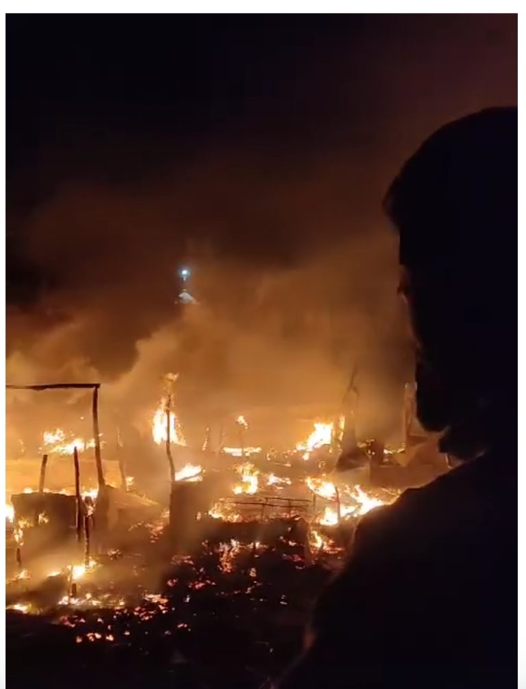 हल्द्वानी वनभलपुरा : एक बार फिर से झुलसा भीषण अग्नि