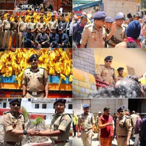 पुलिस महानिदेशक ने श्री बद्रीनाथ धाम पहुँचकर लिया सुरक्षा व्यवस्थाओं