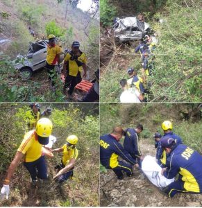 सल्ट के पास कार हुई दुर्घटनाग्रस्त, SDRF ने चलाया रेस्क्यू