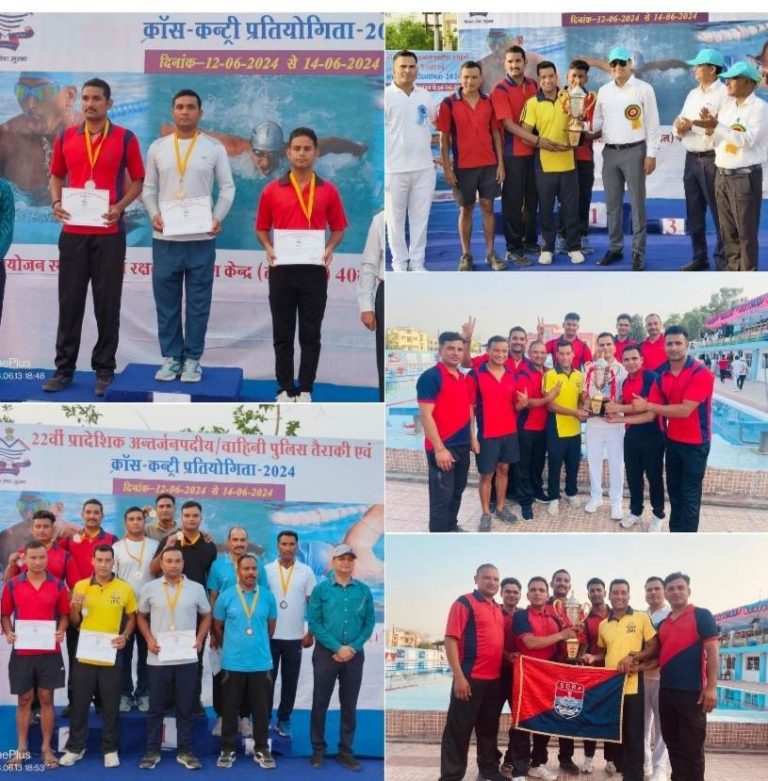 एसडीआरएफ उत्तराखण्ड पुलिस के जवानों ने तैराकी में दिखाया दम-खम,