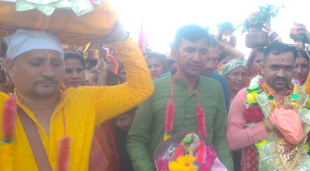 कलश यात्रा से ह्वेग्या-रामकथा शुरुवात। अब-सब कन लैगिगीं- प्रभु राम