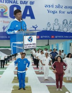 टीएचडीसी ने सभी परियोजनाओं व कार्यालयों में उत्साहपूर्वक 10वां अंतर्राष्ट्रीय