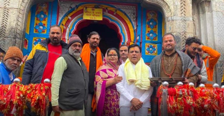 श्री बदरीनाथ-केदारनाथ दर्शन को पहुंचे मध्यप्रदेश के उप मुख्यमंत्री जगदीश