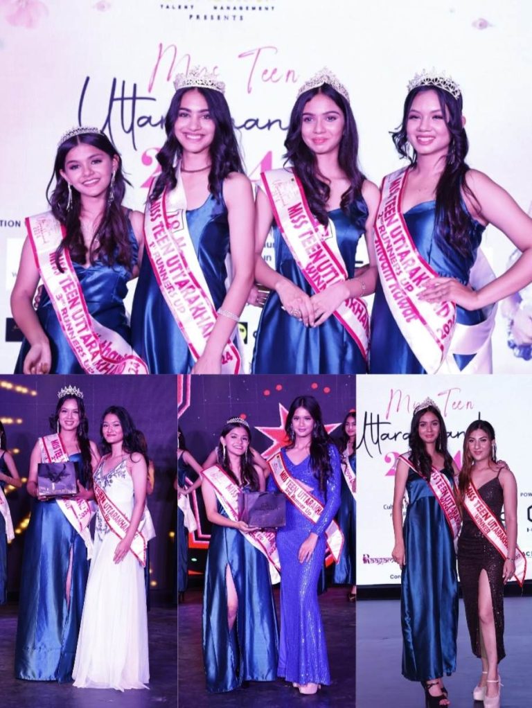 सौम्या शर्मा के सिर सजा मिस टीन उत्तराखंड-2024 का ताज