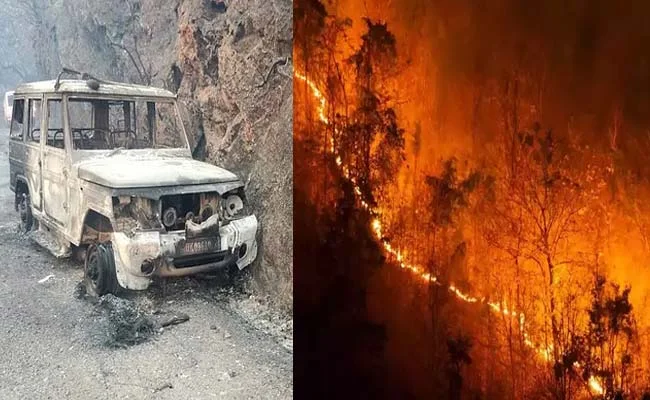 बिनसर जंगल में लगी आग से बुरी तरह झुलसे फायर वॉचर कृष्ण कुमार सात दिन के संघर्ष के बाद हारे जीवन की जंग