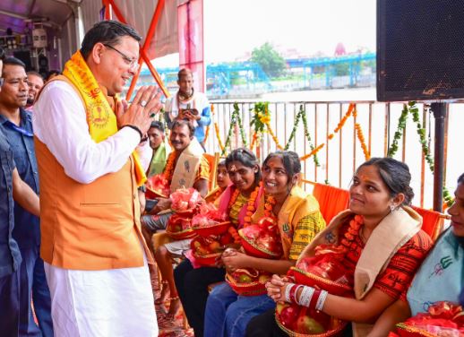 राज्य सरकार को कावड़ियों का स्वागत करने का मिला सौभाग्य- सीएम धामी