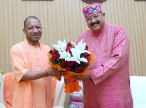 *महाराज की यूपी के सीएम योगी से शिष्टाचार भेंट*