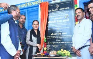 *कैबिनेट मंत्री रेखा आर्या ने शीतलाखेत में किया शहीद मोहन