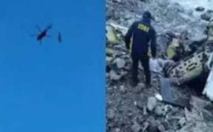 Major accident in Kedarnath, damaged Crystal helicopter fell into Mandakini river after getting thrown off from MI-17