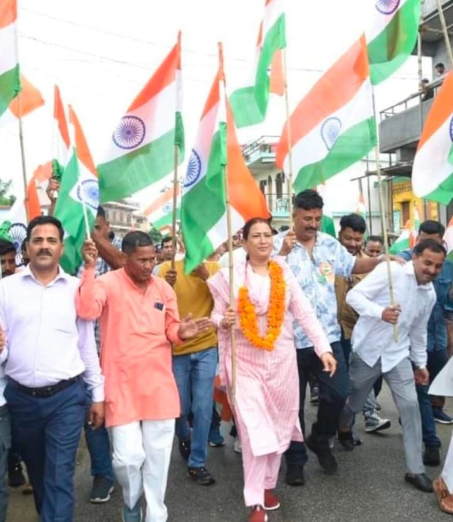 *तिरंगा रैली और विभाजन विभीषिका स्मृति दिवस कार्यक्रम में शामिल हुईं कैबिनेट मंत्री रेखा आर्या*