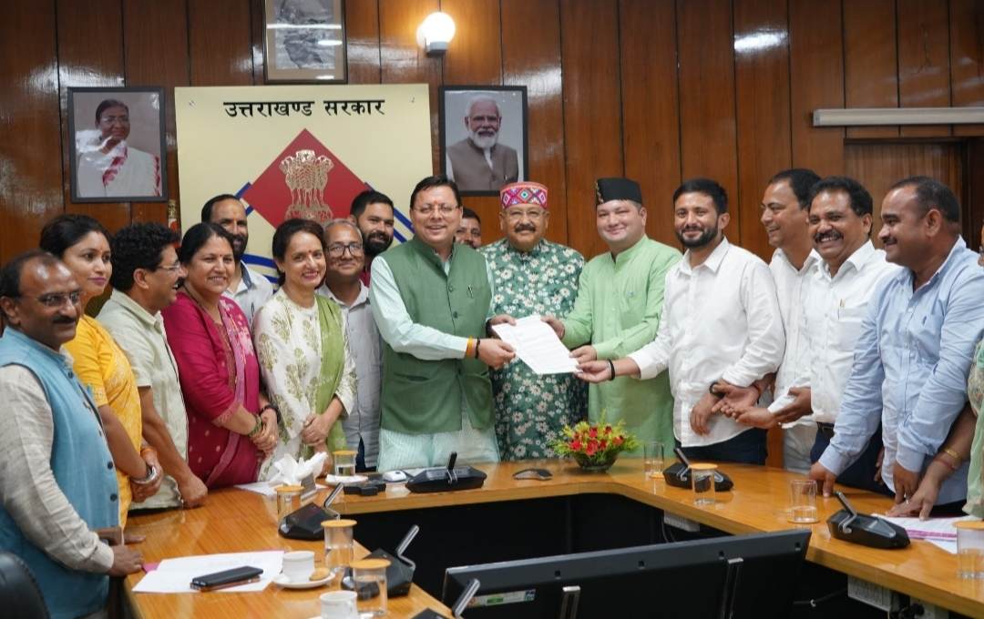 त्रिस्तरीय पंचायत संगठन के सदस्यों ने की सीएम धामी से