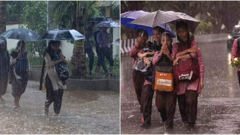 देहरादून समेत चार जिलों में भारी बारिश के चलते स्कूल बंद