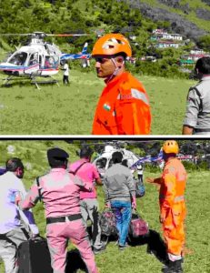 आदि कैलाश मार्ग पर अलग-अलग स्थानों पर फंसे यात्रियों का