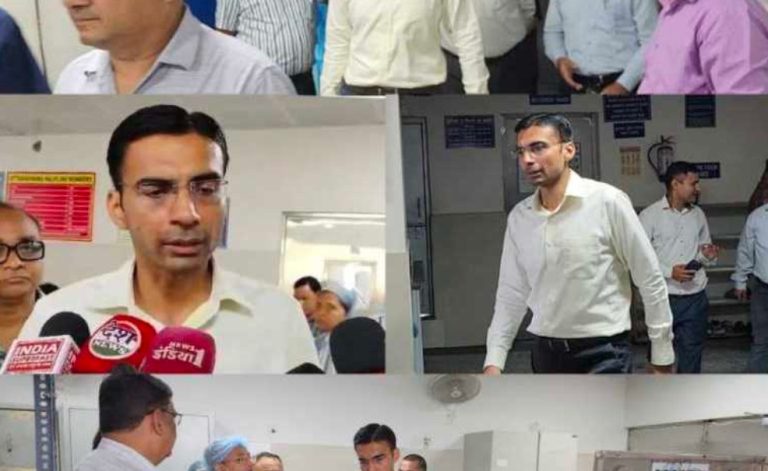 डीएम देहरादून ने जिला अस्पताल कोरोनेशन का किया औचक निरीक्ष