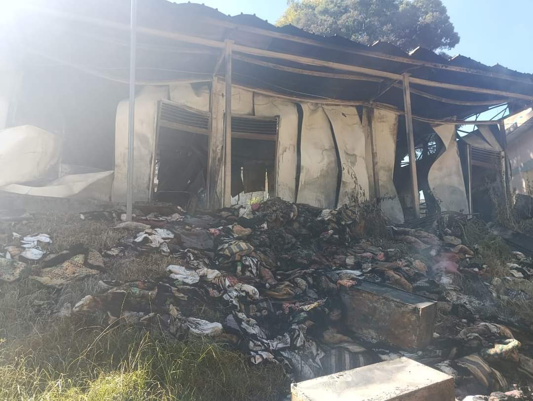 नवोदय विद्यालय गैरसैंण अग्नि दुर्घटना : बाल- बाल बचे 40