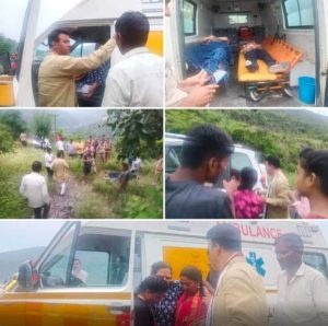 यहाँ सड़क हादसे में एक शिक्षक और एक शिक्षिका की