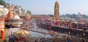 गंगनहर हुई बंद, सुखी हरकी पौड़ी।