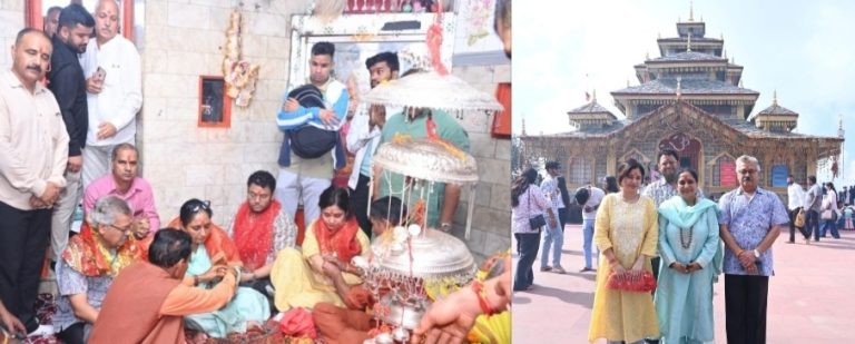 विधानसभा अध्यक्ष ने नवरात्रि के पावन अवसर पर माँ कुंजापुरी