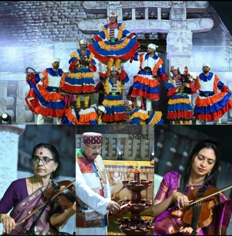 विरासत की पहली शाम छोलिया नृत्य और वायलिन वादन के