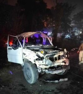 अब यहां हुआ भीषण सडक हादसा,चार की मौत, 5 गंभीर