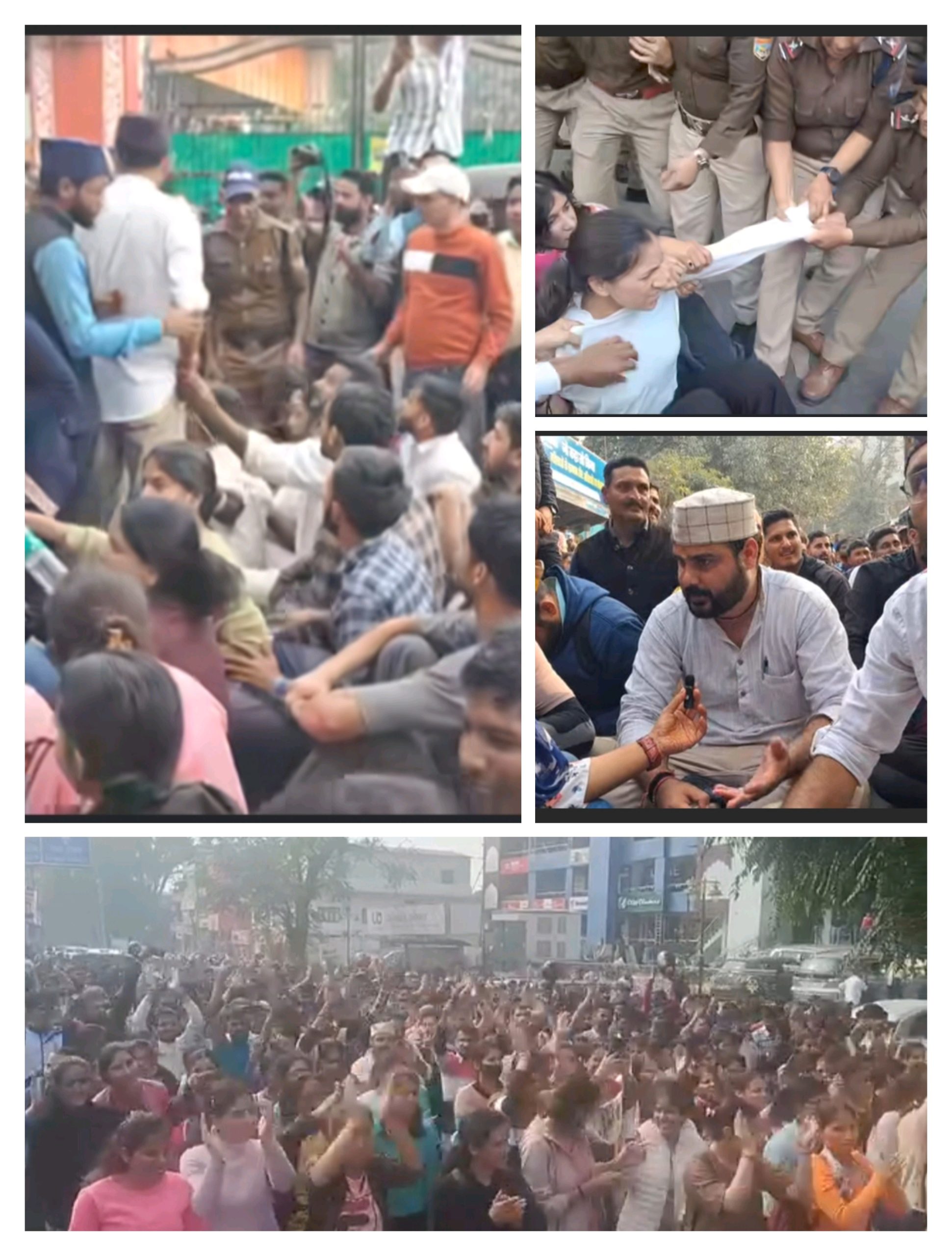 उत्तराखंड बेरोजगार संघ द्वारा आयोजित भीषण रैली में रही भारी