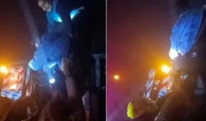 उत्तराखंड में फिर सड़क हादसा, अनियंत्रित होकर पलटा ट्रक, चालक