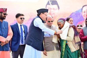 मुख्यमंत्री पुष्कर सिंह धामी की उपस्थिति में विधानसभा परिसर भराडीसैंण