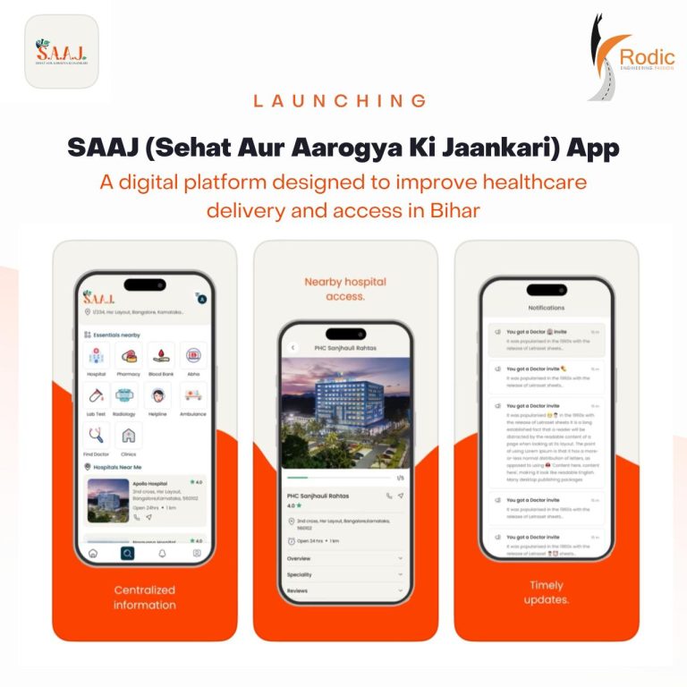 स्वास्थ्य सेवाओं में बदलाव के लिए रोडिक कंसल्टेंट्स ने बिहार