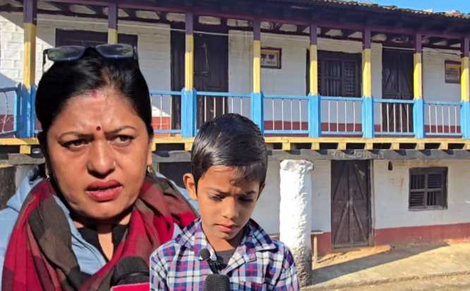 अल्मोड़ा में अनूठा है एक स्कूल- एक छात्र, दो स्टाफ,