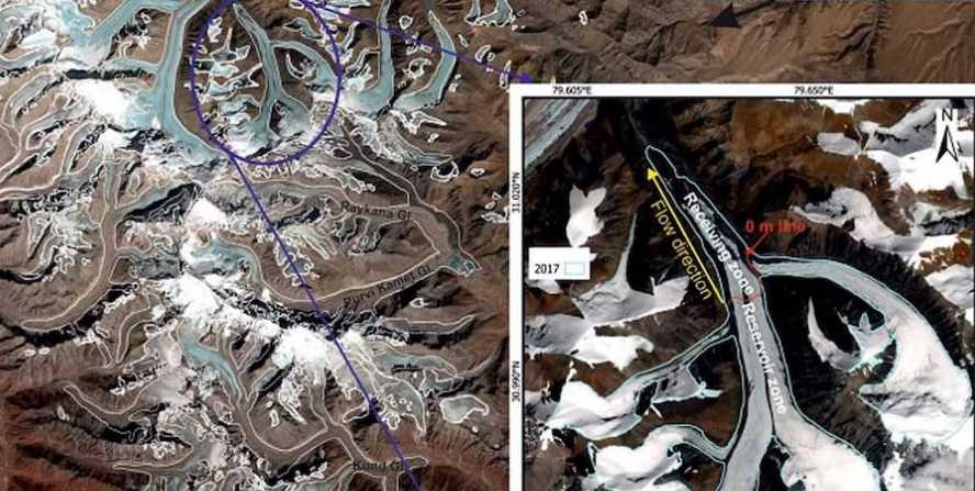 गर्मी से पिघलते ग्लेशियरों के बीच उत्तराखंड में मिला तेजी