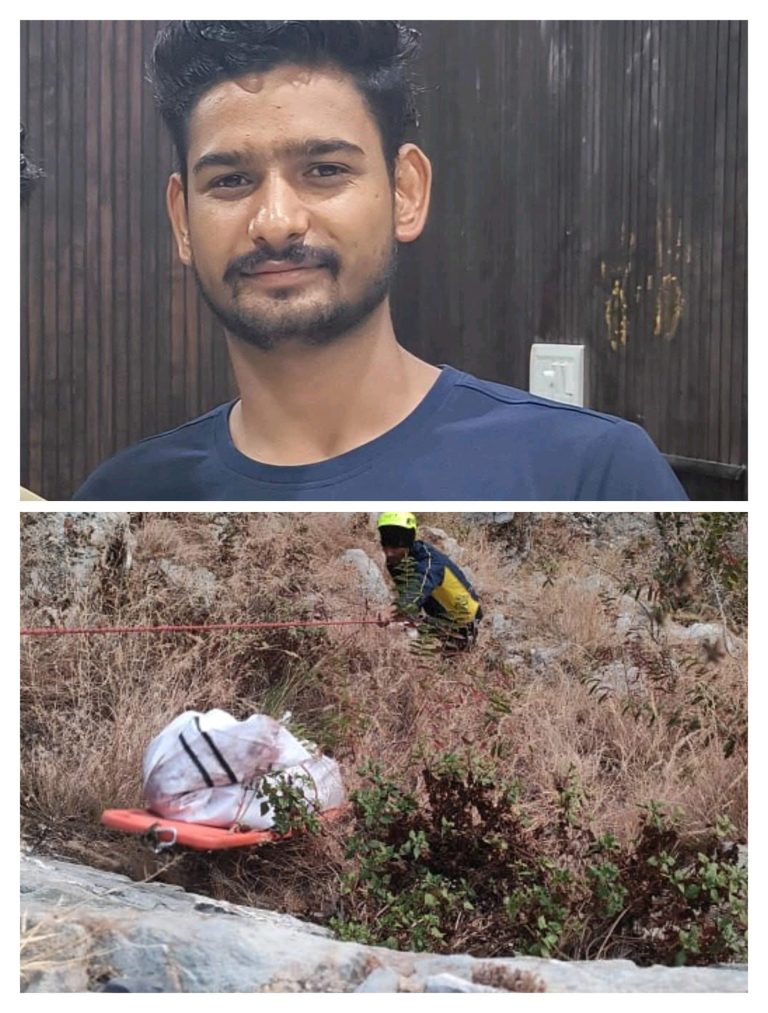 जनपद टिहरी :2 जनवरी से लापता मनीष तोमर का शव