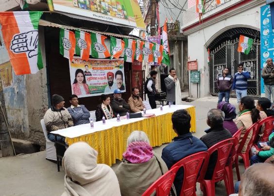 निकाय चुनाव के अंतिम प्रचार दिवस पर सुमित्रा ध्यानी की ताबड़तोड़ जनसभाएं, घर-घर जाकर मांगे वोट