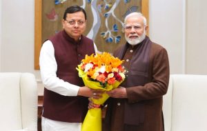 मुख्यमंत्री पुष्कर सिंह धामी ने नई दिल्ली में प्रधानमंत्री नरेंद्र