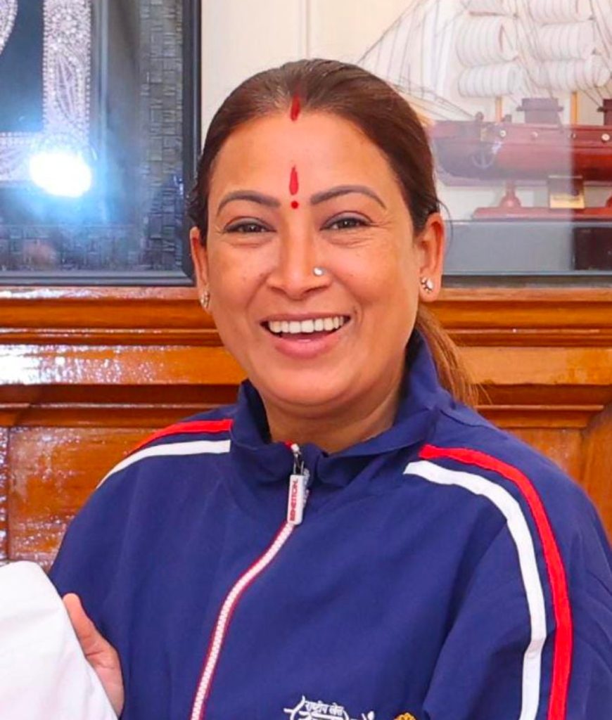 *खेल मन्त्री रेखा आर्या नें आज बॉक्सिंग मे गोल्ड जीतने