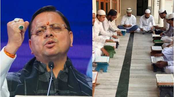 In Uttarakhand, the game of land occupation in the name of religion, CM Dhami took big action against illegal madrasas